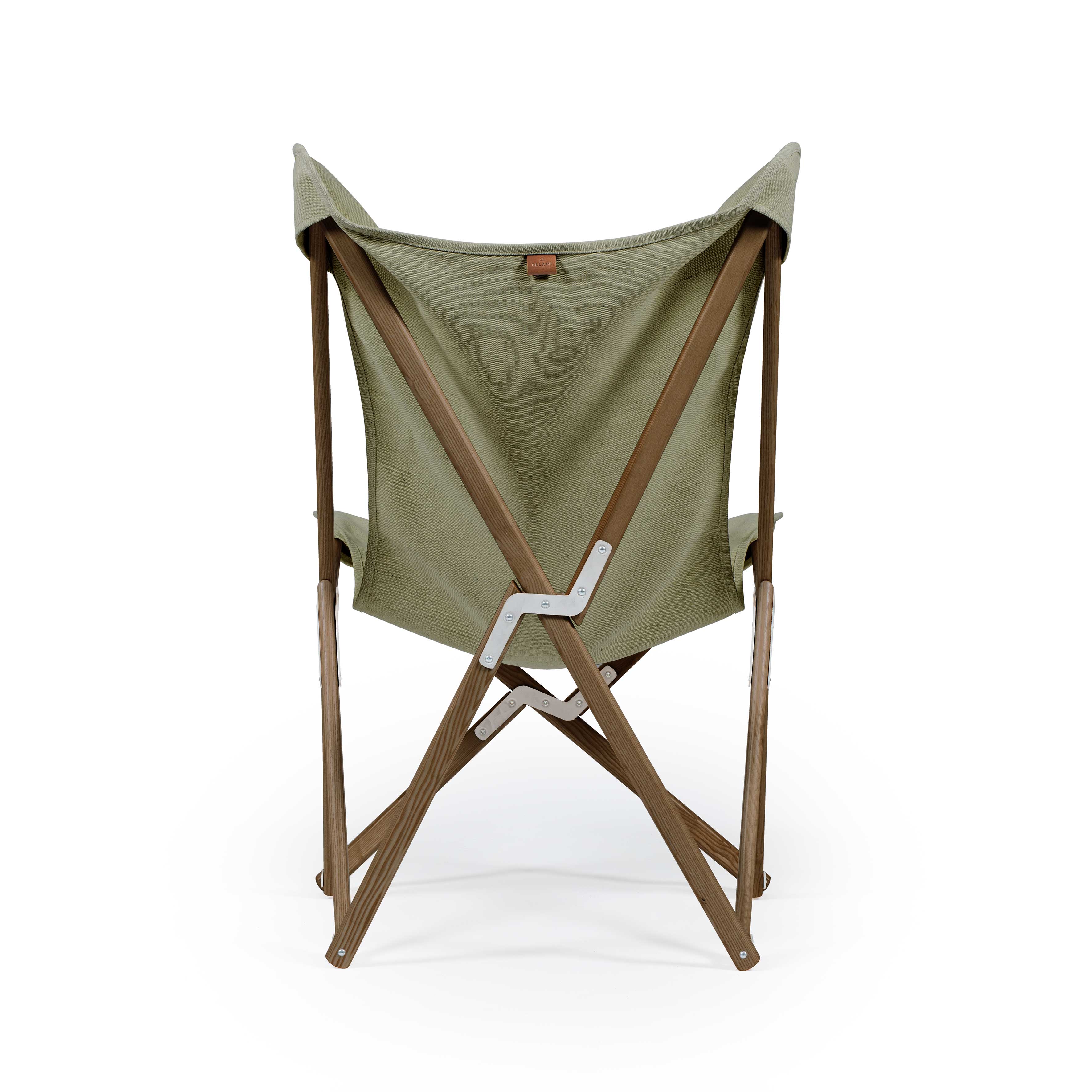 Tripolina Verde Oliva - telaio Teak
