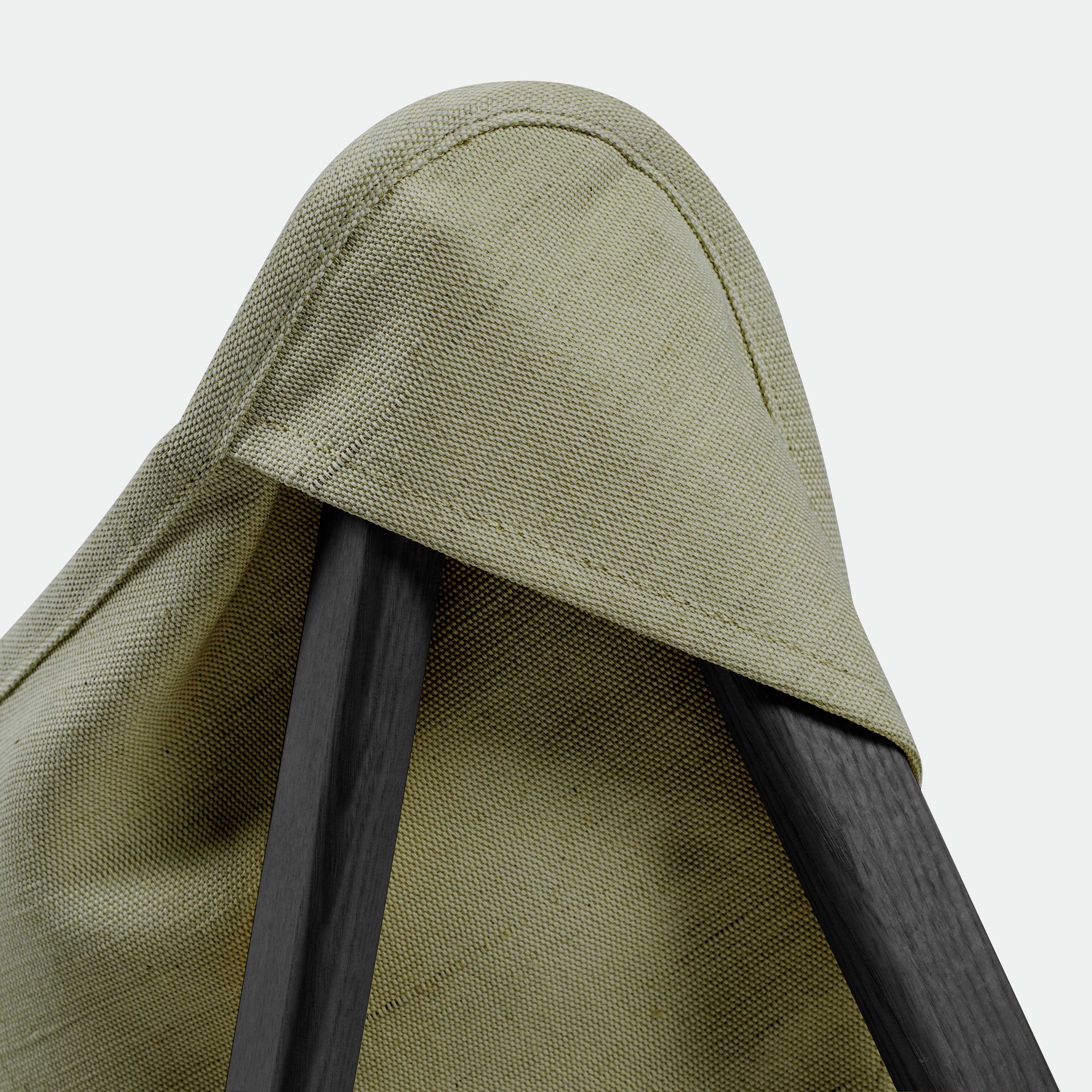 Tripolina Verde Oliva - telaio Nero