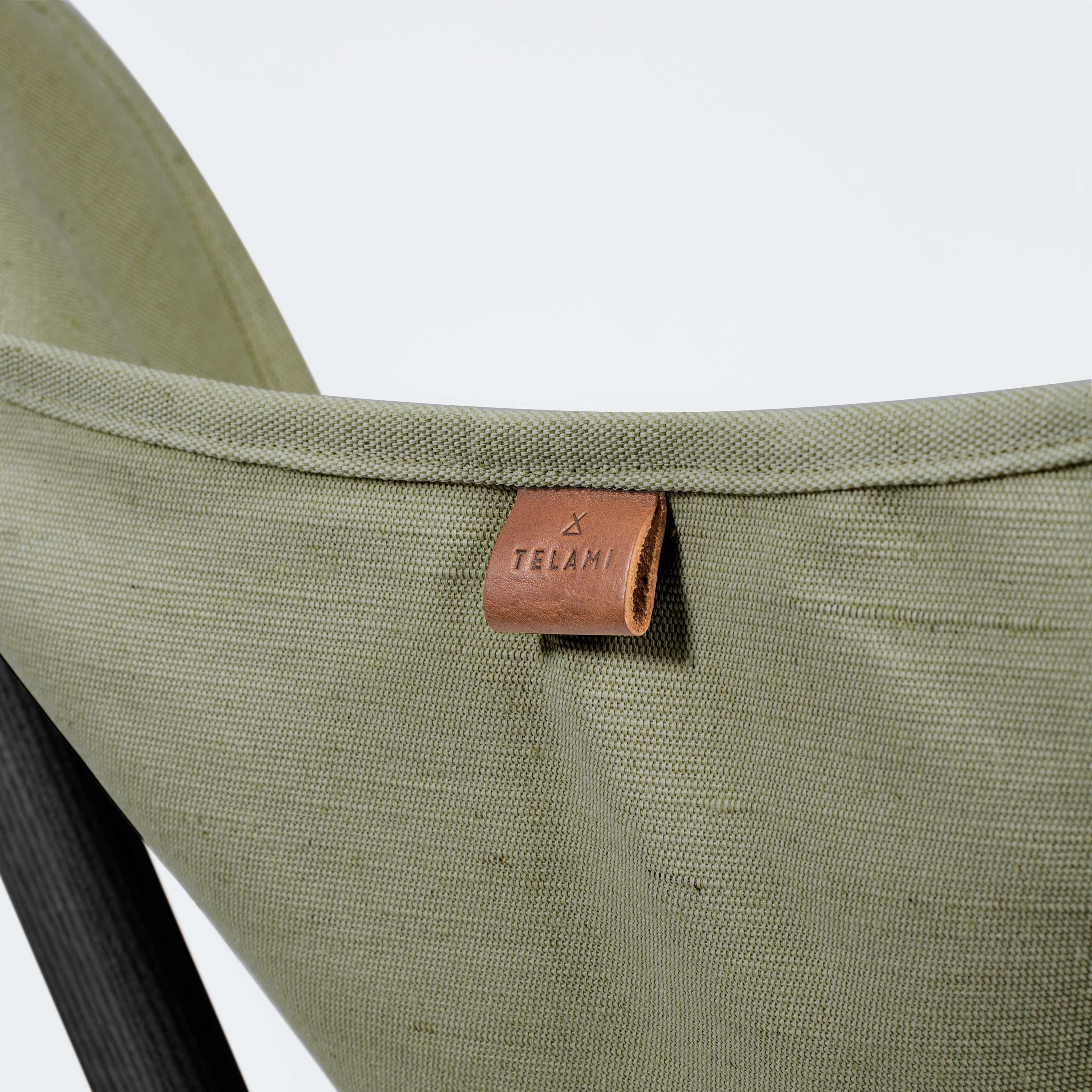 Tripolina Verde Oliva - telaio Nero