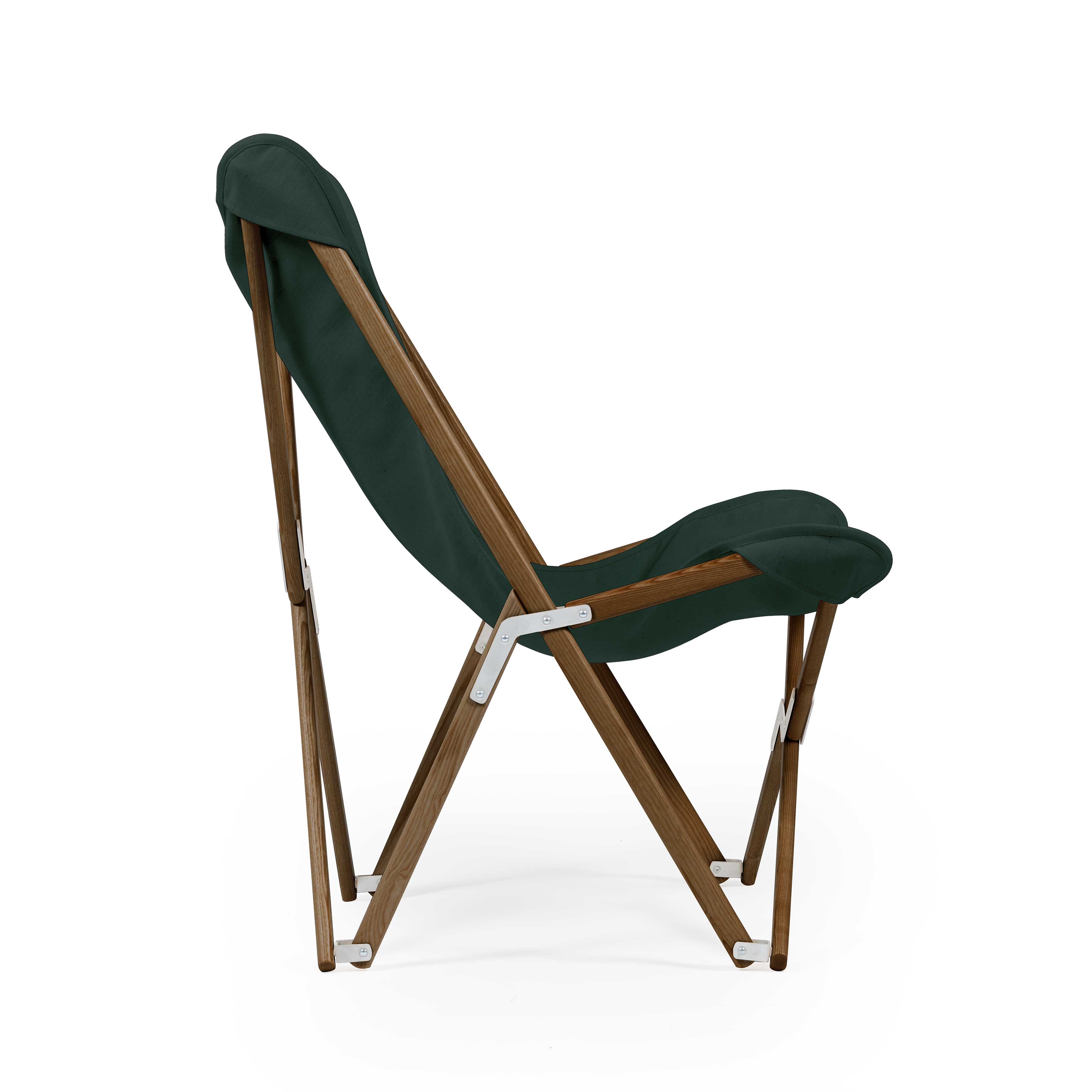 Tripolina Muschio - telaio Teak