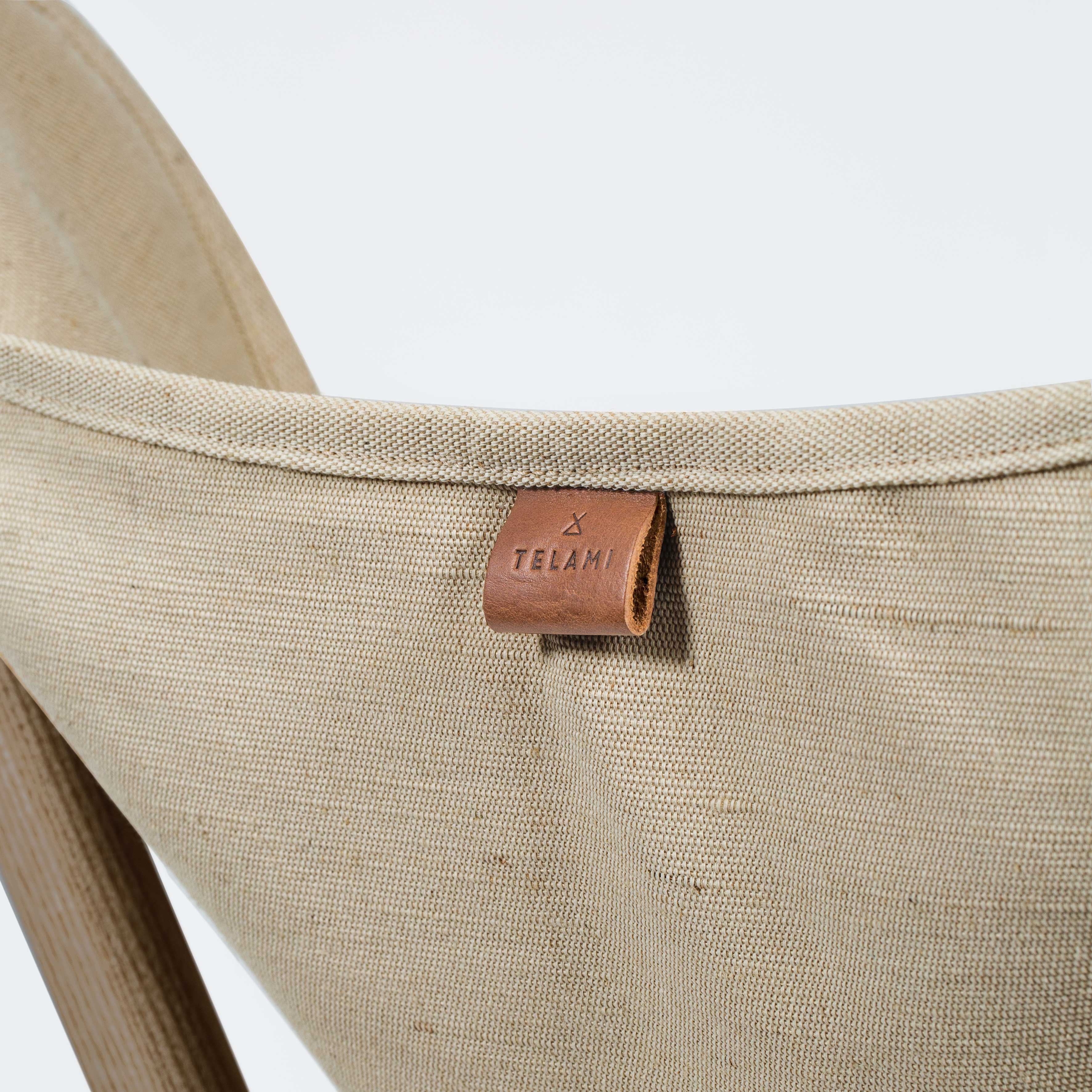 Tripolina Argilla - telaio Teak