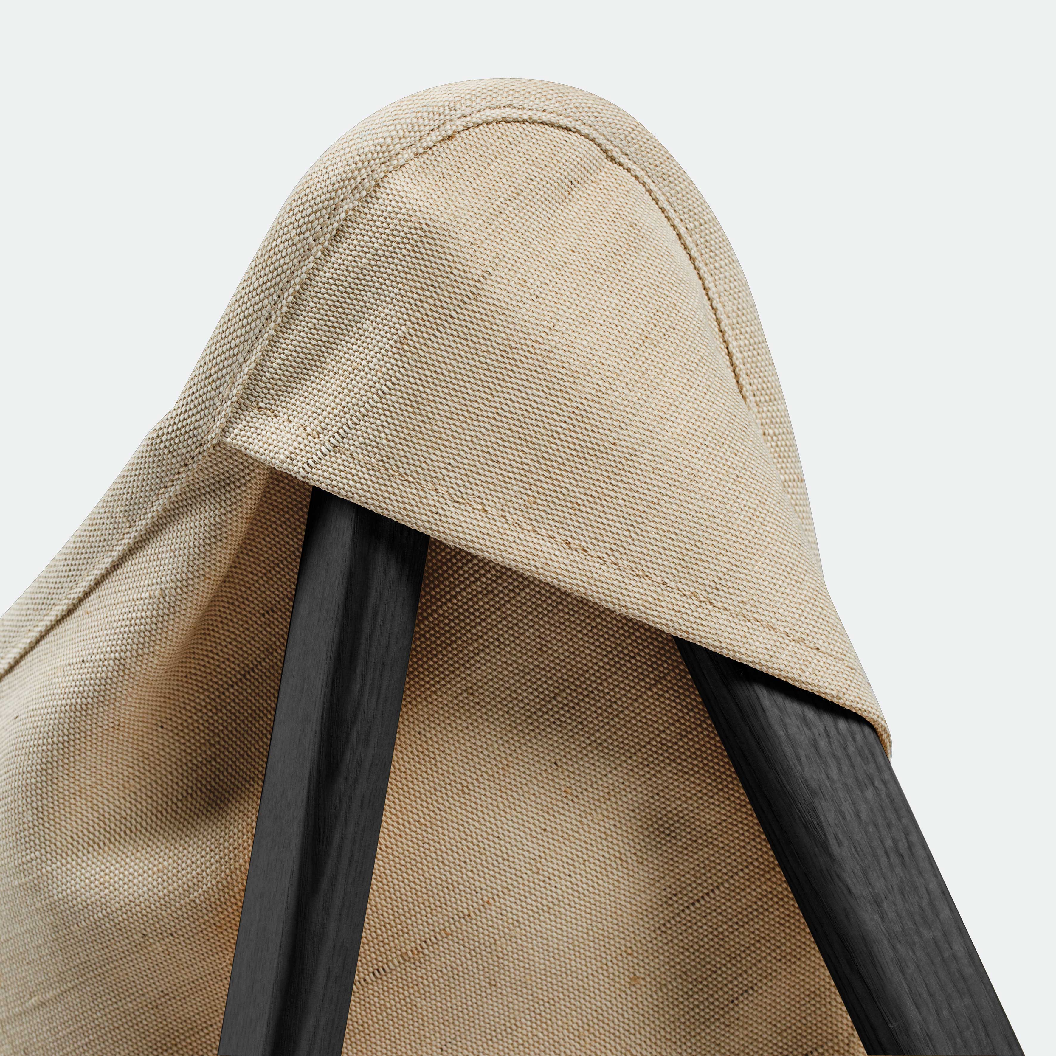 Tripolina Argilla - telaio Nero