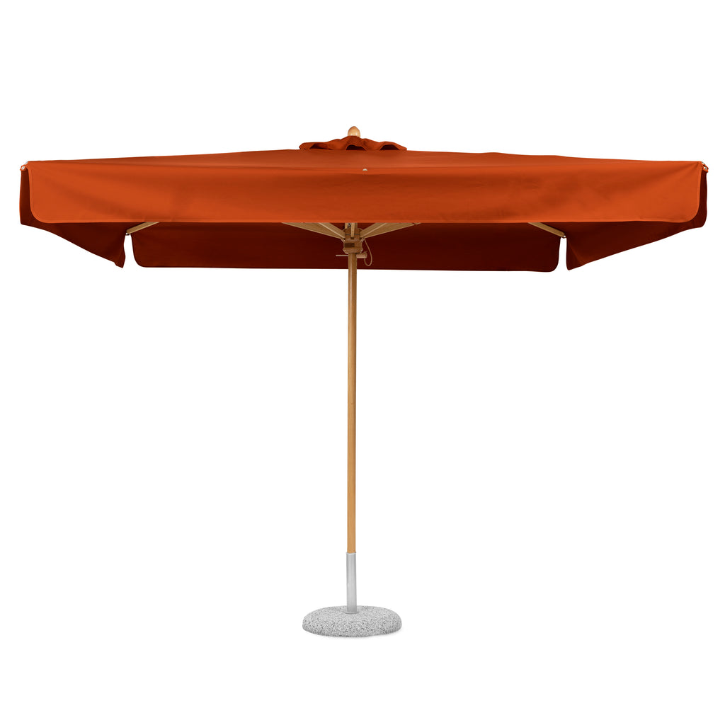 Square Umbrella Terracotta Red