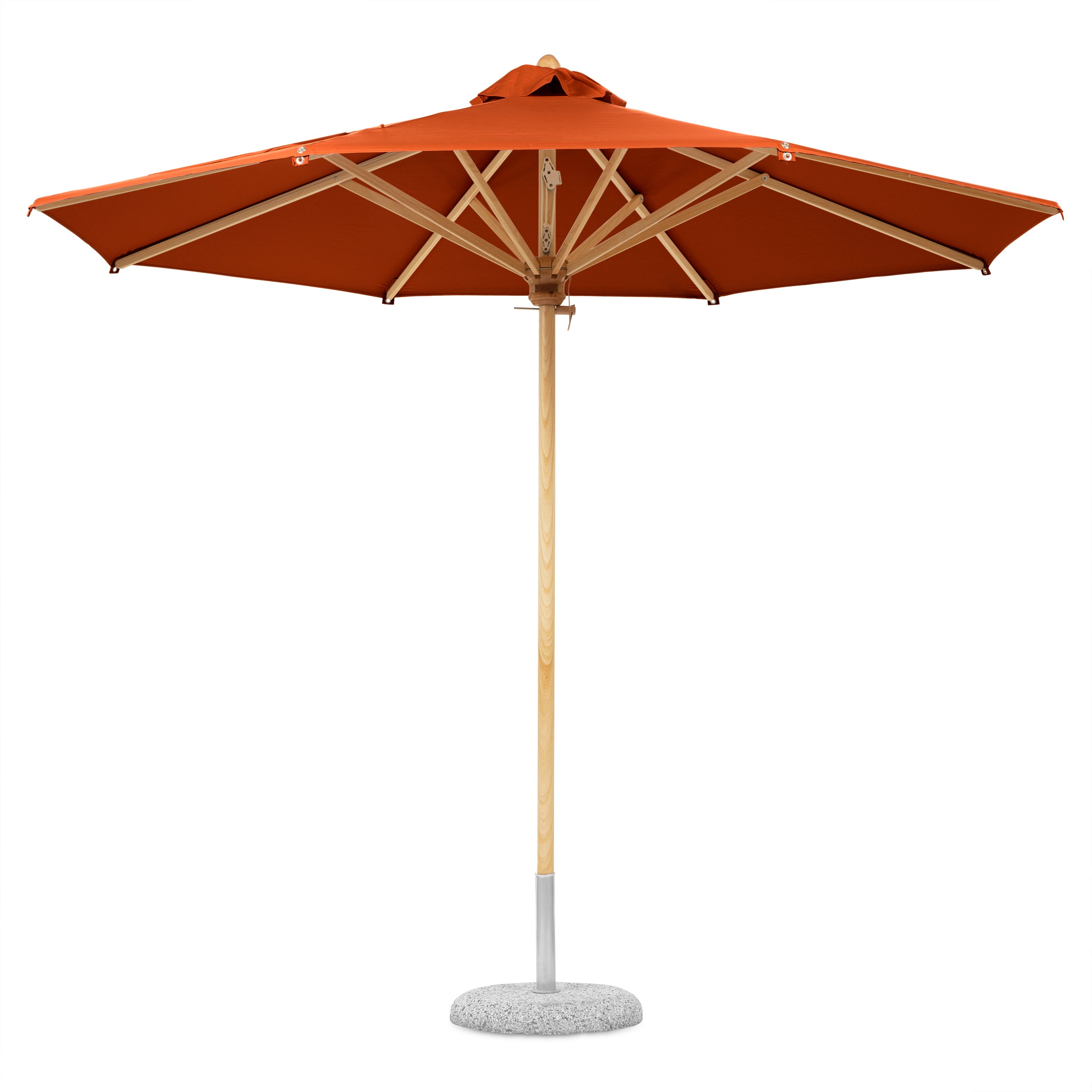 Ombrellone Tondo Rosso Terracotta