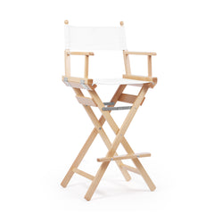 Director's Chair Make-up Pure White Telami waterproof Design Made in Italy outdoor furniture patio chairs natural frame