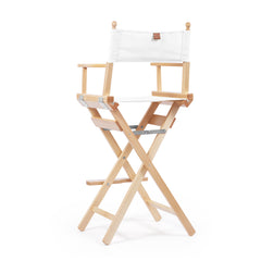 Director's Chair Make-up Pure White Telami waterproof Design Made in Italy outdoor furniture patio chairs natural frame