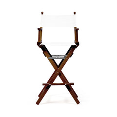 Director's Chair Make-up Pure White Telami waterproof Design Made in Italy outdoor furniture patio chairs teak-dyed frame