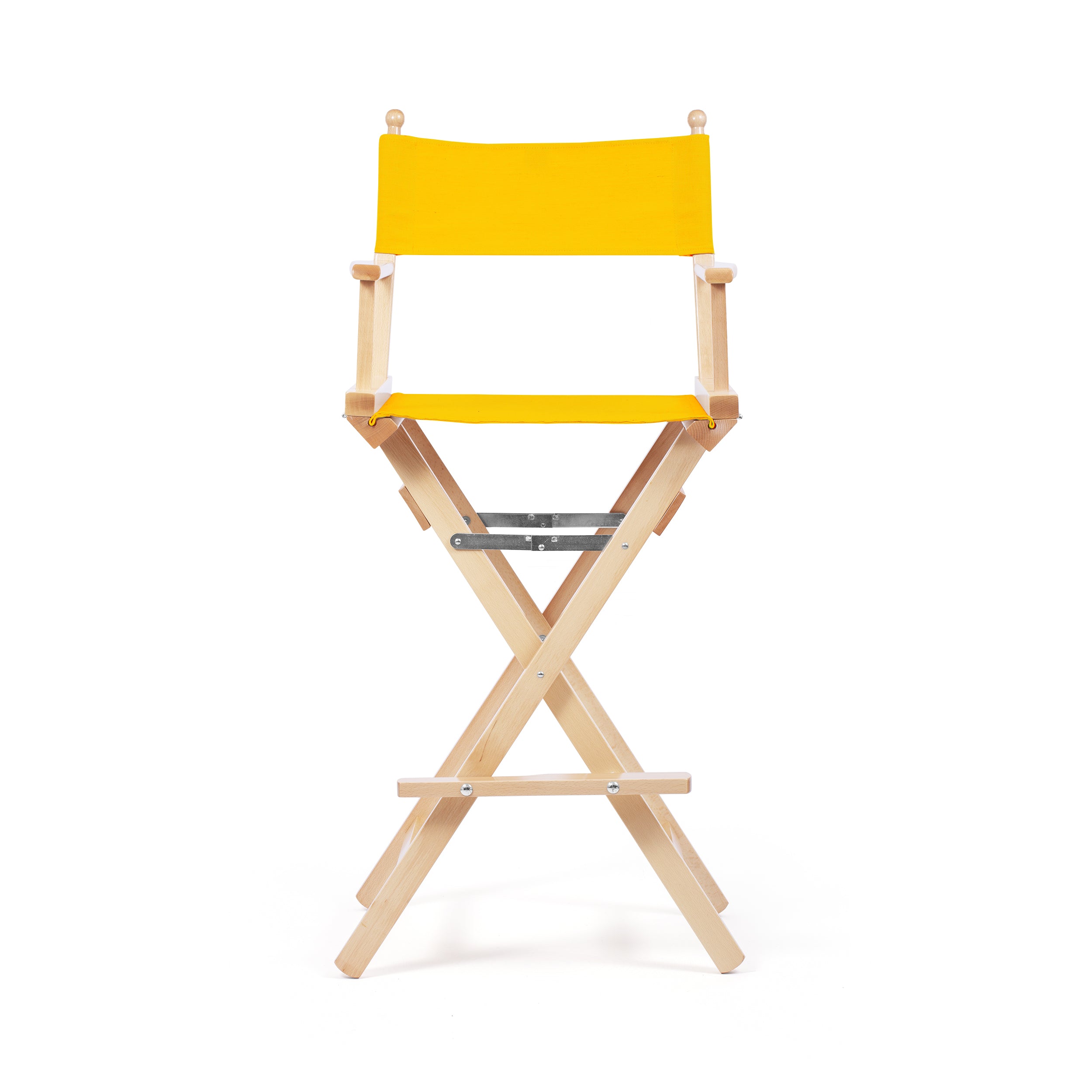 Director's Chair Make-up Primary Yellow Telami waterproof Design Made in Italy outdoor furniture patio chairs natural frame