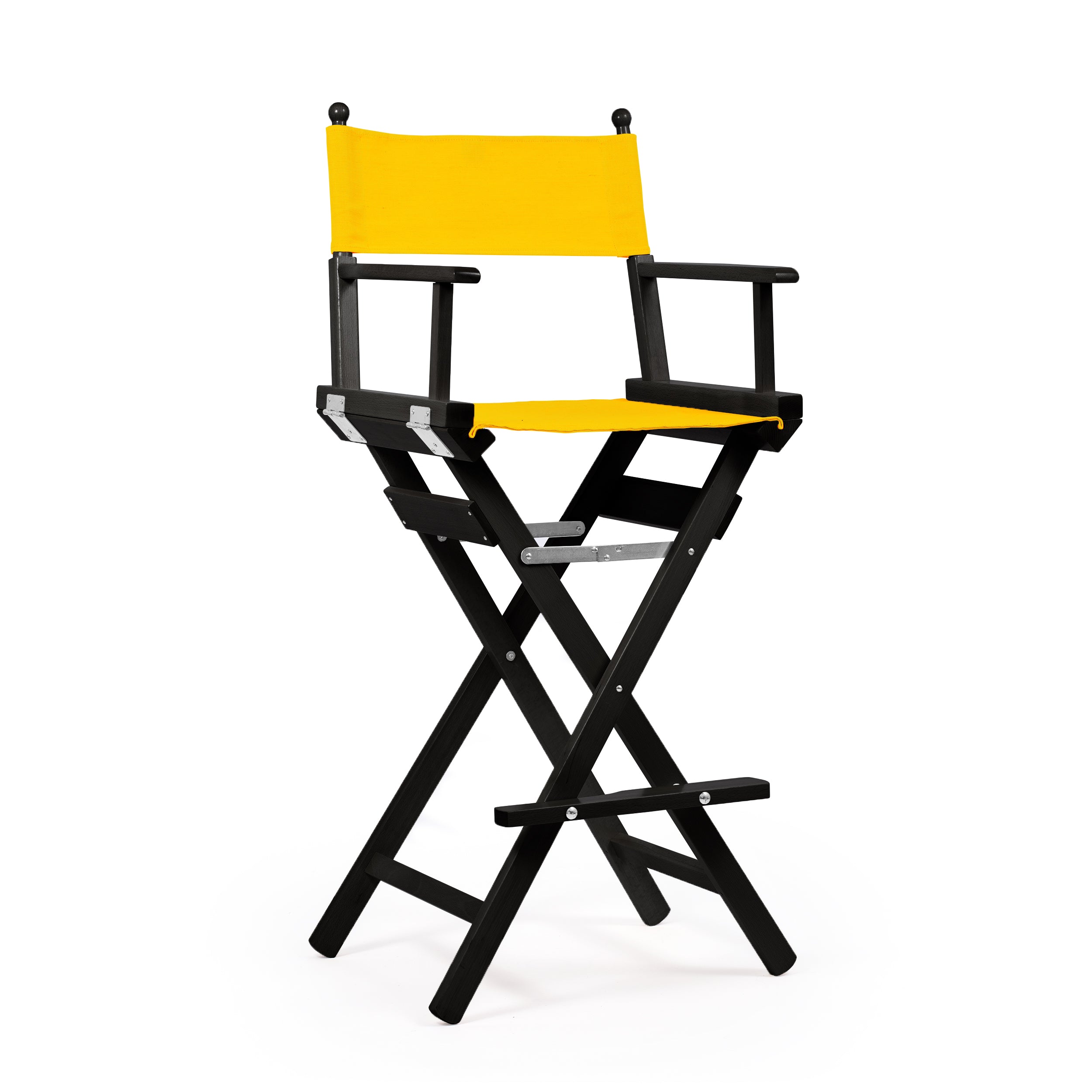 Director's Chair Make-up Primary Yellow Telami waterproof Design Made in Italy outdoor furniture patio chairs black-dyed frame