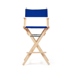 Director's Chair Make-up Primary Blue Telami waterproof Design Made in Italy outdoor furniture patio chairs natural frame