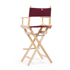 Director's Chair Make-up Bordeaux Telami waterproof Design Made in Italy outdoor furniture patio chairs natural frame