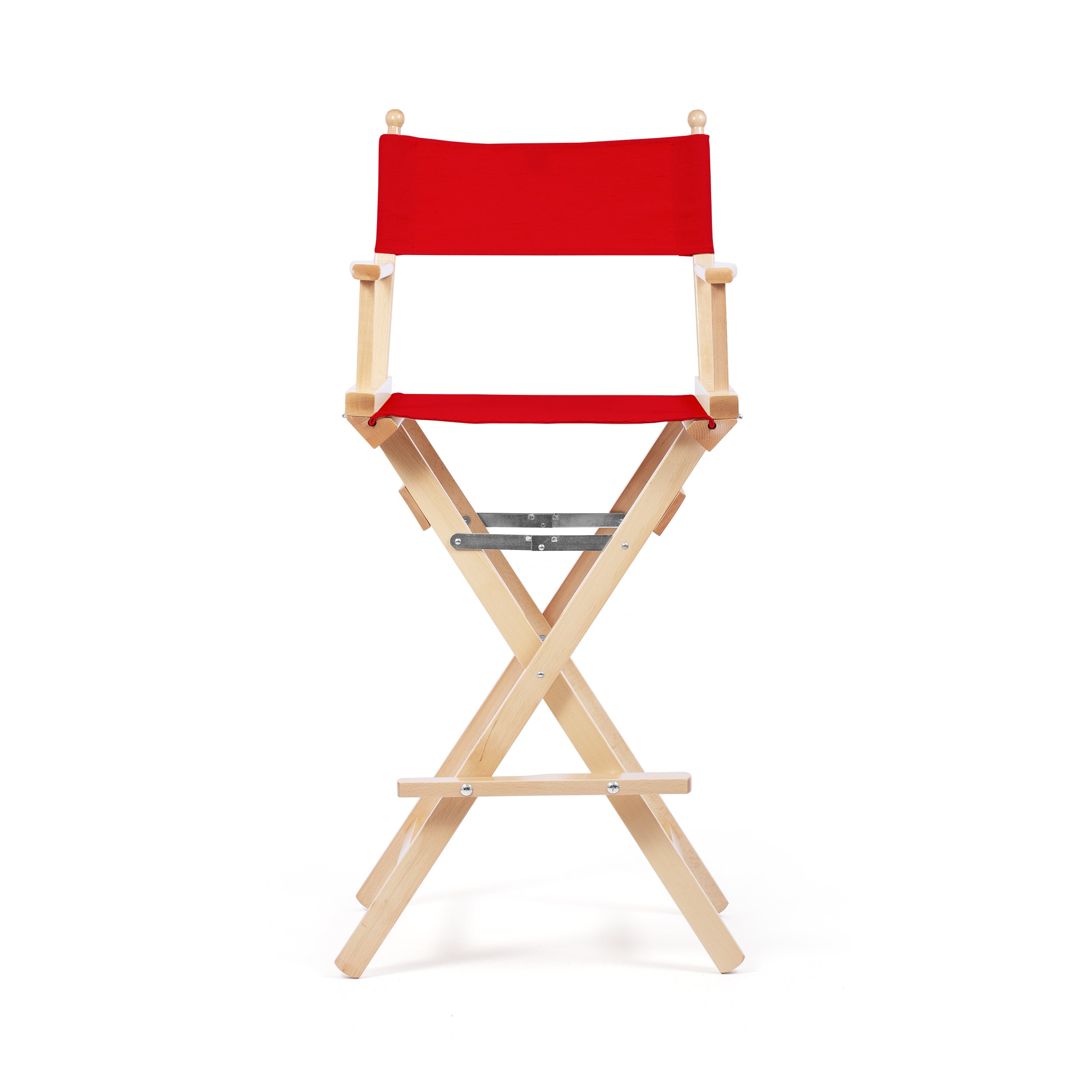 Director's Chair Make-up Primary Red Telami waterproof Design Made in Italy outdoor furniture patio chairs natural frame