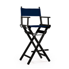 Director's Chair Make-up Midnight Blue Telami waterproof Design Made in Italy outdoor furniture patio chairs black-dyed frame