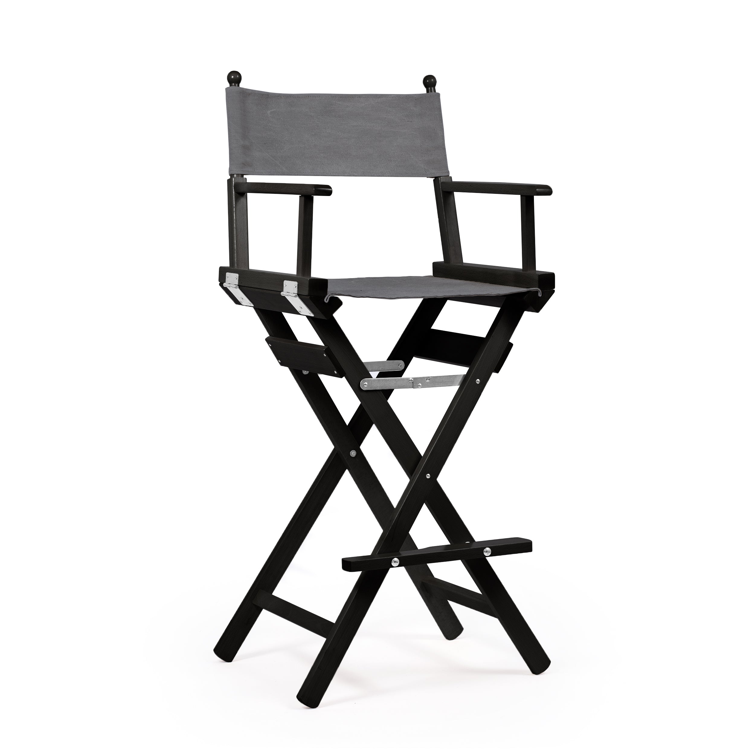 Director's Chair Make-up Smoke Grey Telami waterproof Design Made in Italy outdoor furniture patio chairs black-dyed frame