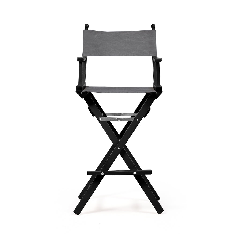 Director's Chair Make-up Smoke Grey Telami waterproof Design Made in Italy outdoor furniture patio chairs black-dyed frame