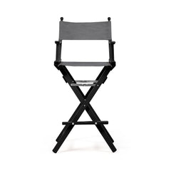 Director's Chair Make-up Smoke Grey Telami waterproof Design Made in Italy outdoor furniture patio chairs black-dyed frame