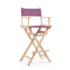 Director's Chair Make-up Violet Telami waterproof Design Made in Italy outdoor furniture patio chairs natural frame