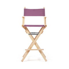 Director's Chair Make-up Violet Telami waterproof Design Made in Italy outdoor furniture patio chairs natural frame