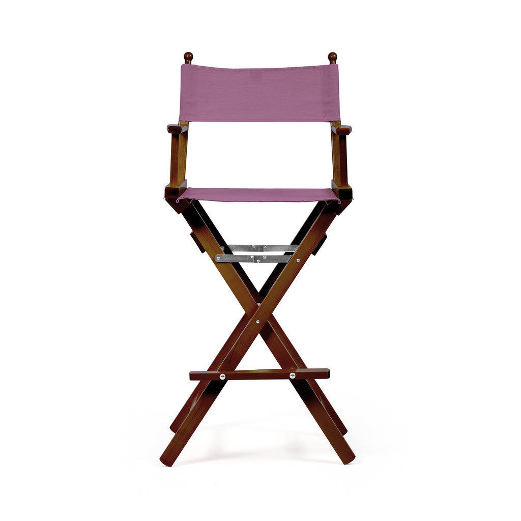 Director's Chair Make-up Violet Telami waterproof Design Made in Italy outdoor furniture patio chairs teak-dyed frame