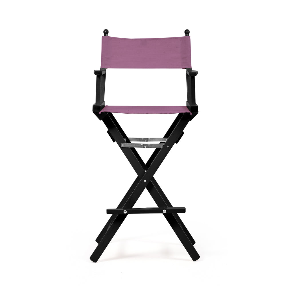 Director's Chair Make-up Violet Telami waterproof Design Made in Italy outdoor furniture patio chairs black-dyed frame