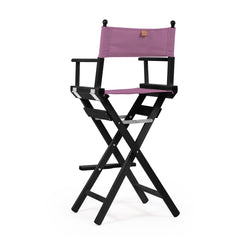 Director's Chair Make-up Violet Telami waterproof Design Made in Italy outdoor furniture patio chairs black-dyed frame
