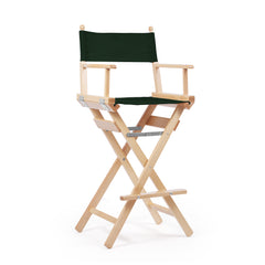 Director's Chair Make-up Forest Green Telami waterproof Design Made in Italy outdoor furniture patio chairs natural frame