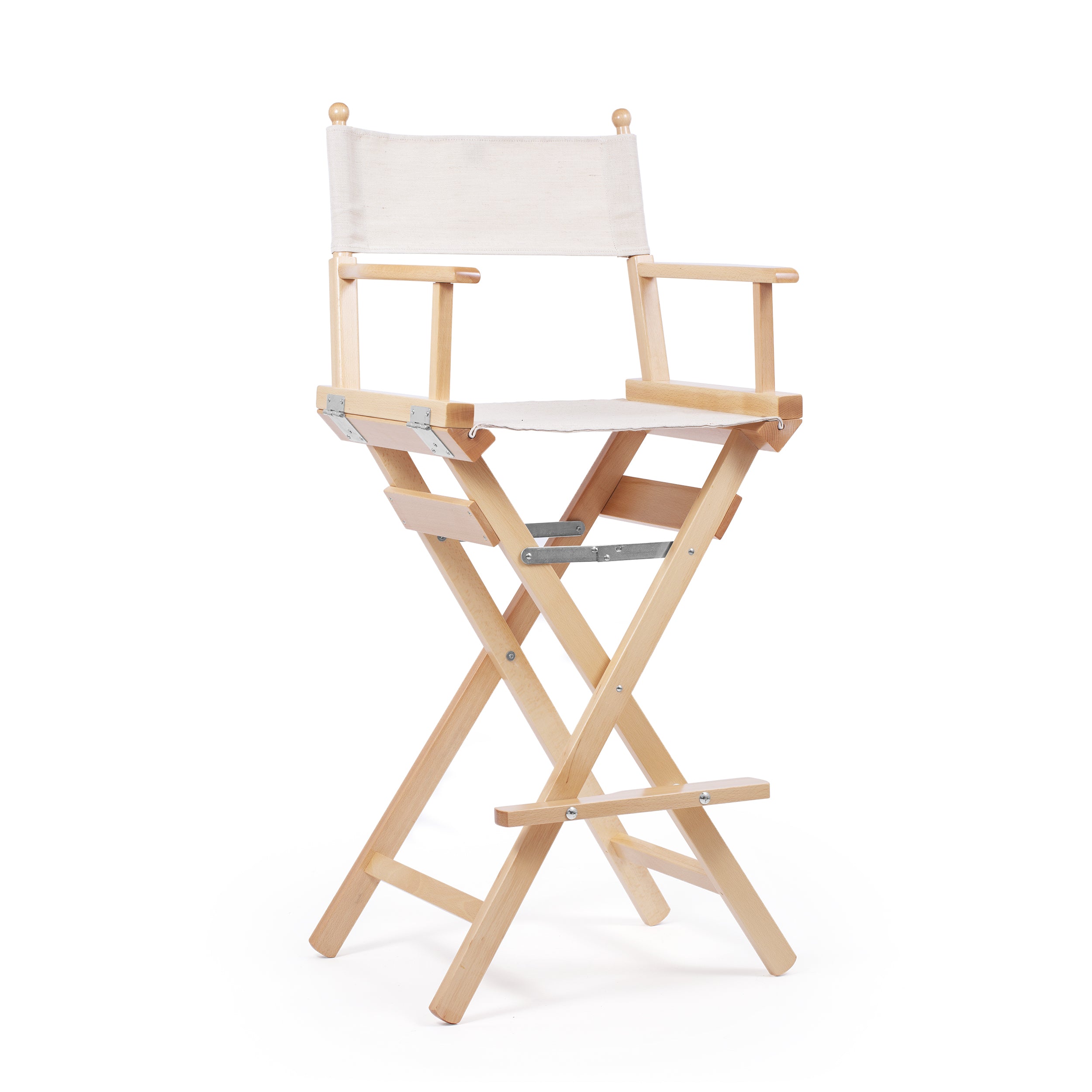 Director's Chair Make-up 1855 Telami waterproof Design Made in Italy outdoor furniture patio chairs Ecru natural frame