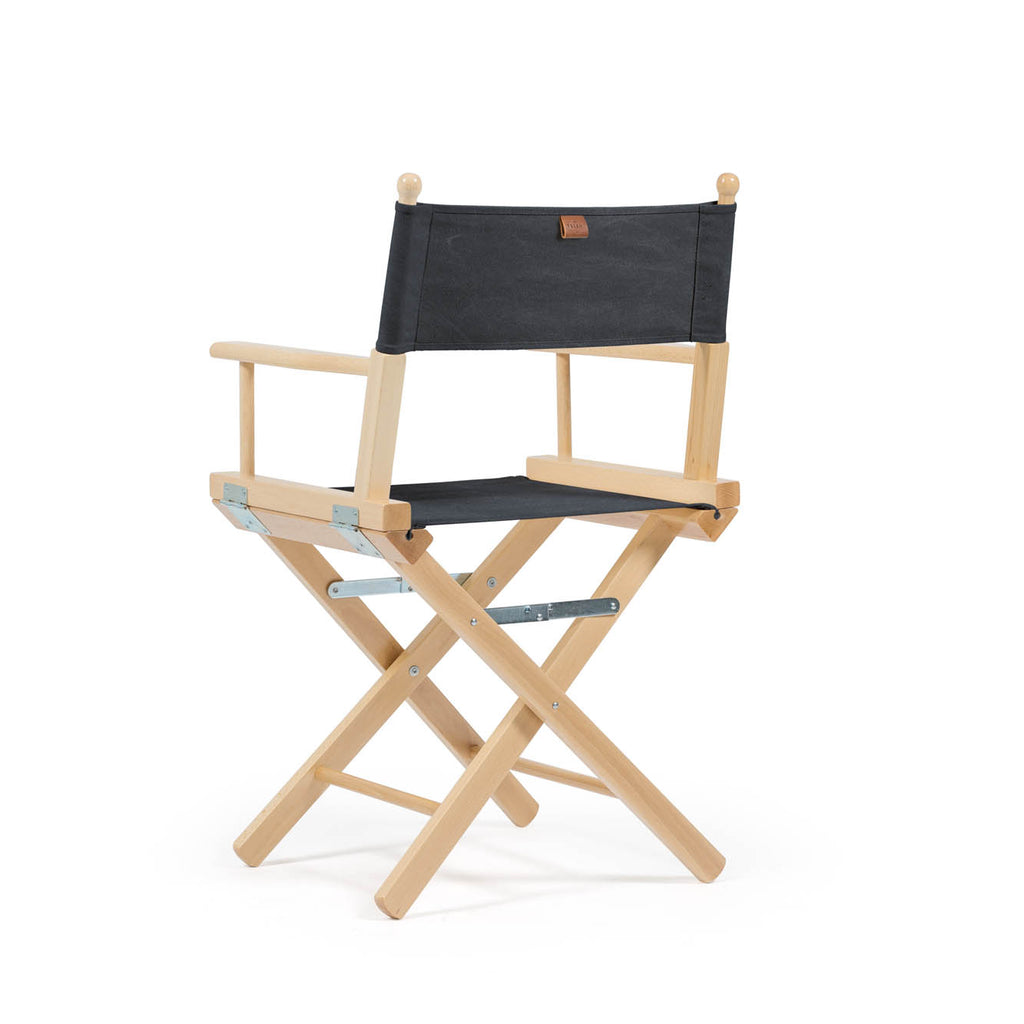 Director's Chair Telami waterproof Design Made in Italy outdoor furniture patio chairs charcoal black natural frame