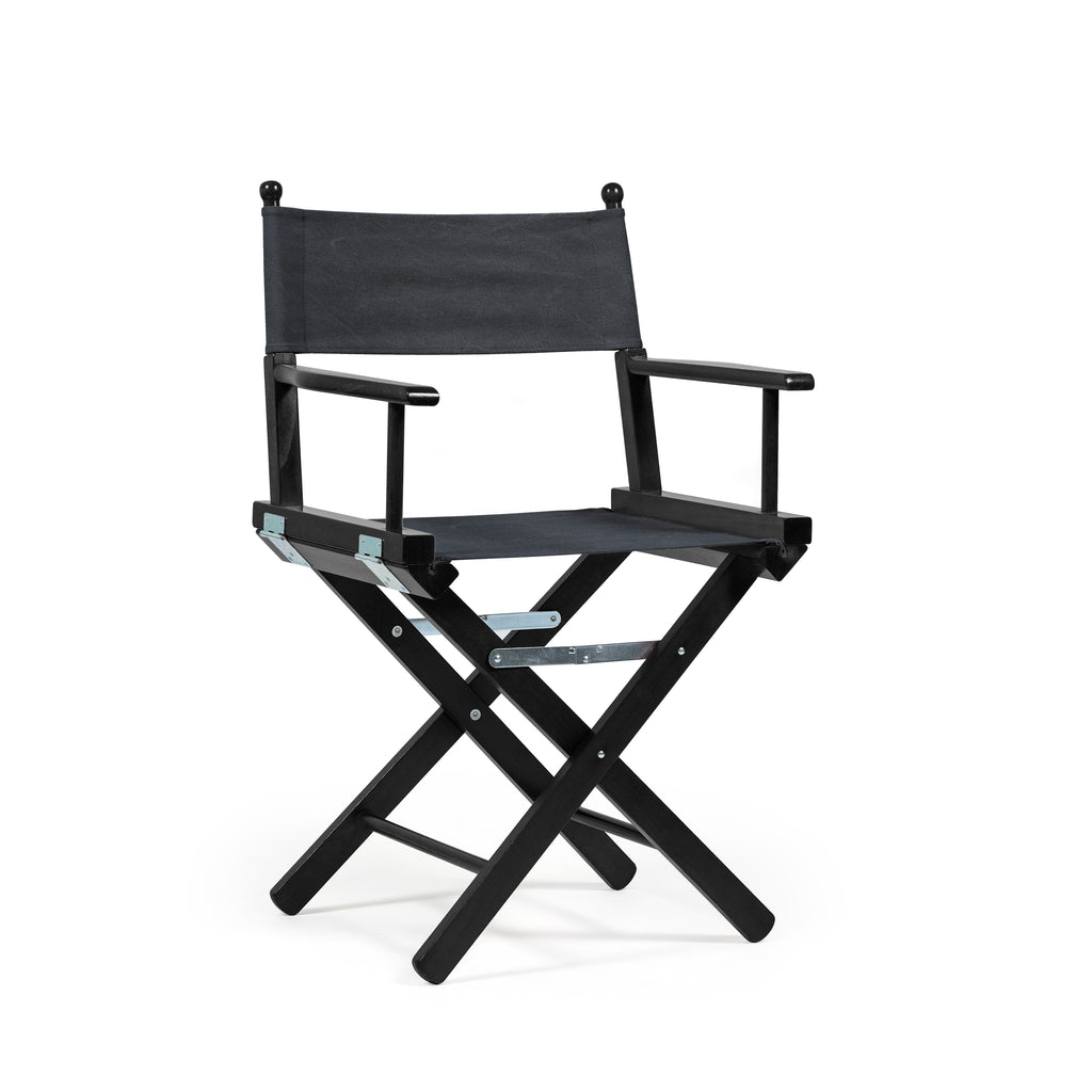 Director's Chair Telami waterproof Design Made in Italy outdoor furniture patio chairs charcoal black black-dyed frame