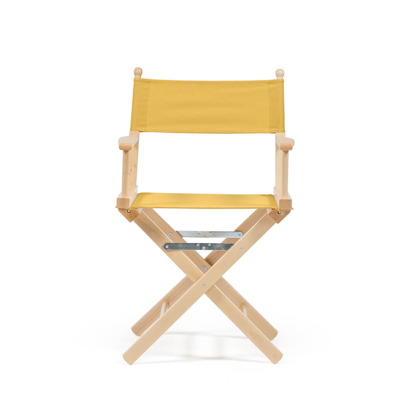 Director's Chair Mustard Yellow Telami waterproof Design Made in Italy outdoor furniture patio chairs natural frame