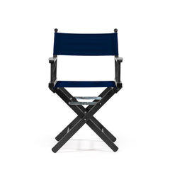 Director's Chair Midnight Blue Telami waterproof Design Made in Italy outdoor furniture patio chairs black-dyed frame
