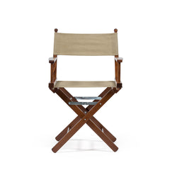 Director's Chair Telami waterproof Design Made in Italy outdoor furniture patio chairs camouflage teak-dyed frame