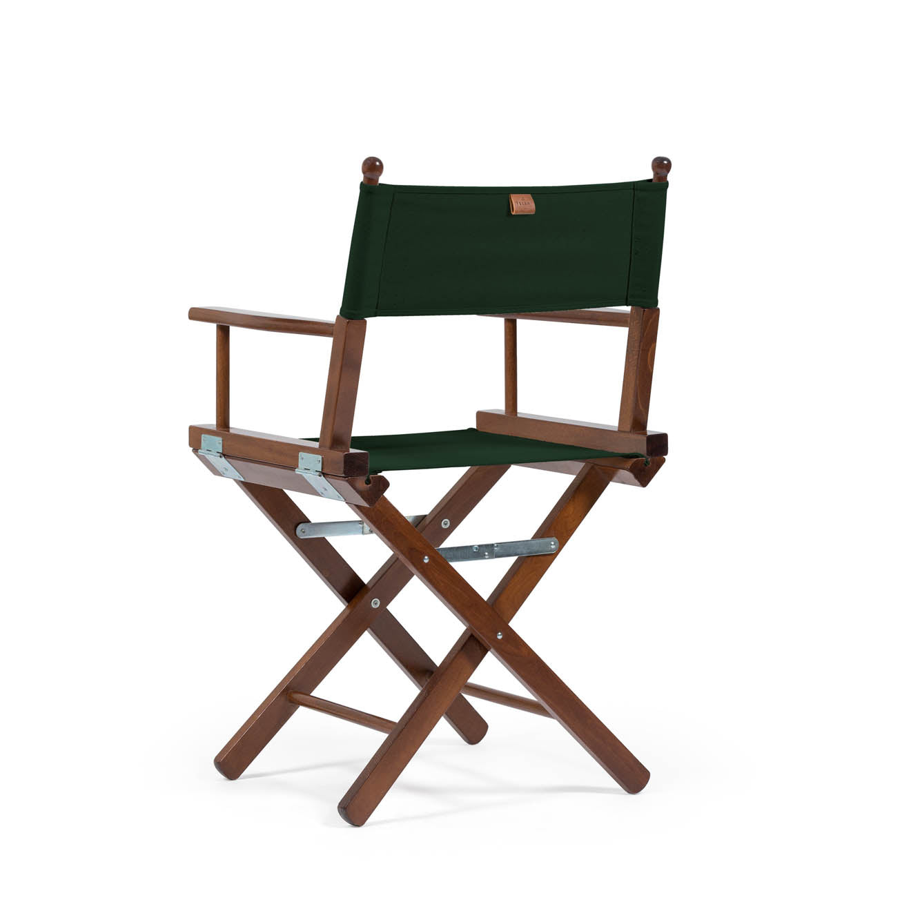 Director's Chair Telami waterproof Design Made in Italy outdoor furniture patio chairs forest green teak-dyed frame