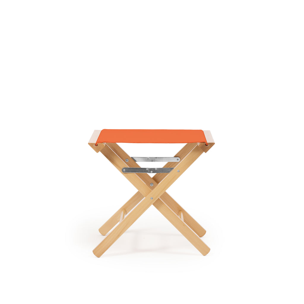 Low Stool Terracotta Red