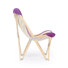 La sedia Tripolina Telami con nuove tele di ricambio dal design unico e made in italy, tela ultra violet