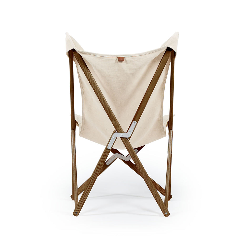 Telami Tripolina is a made in Italy design chair. Telami Tripolina is the original chair. Tripolina Ecru is the iconic armchair, the design legend folding chair and patio chair for outdoor furniture